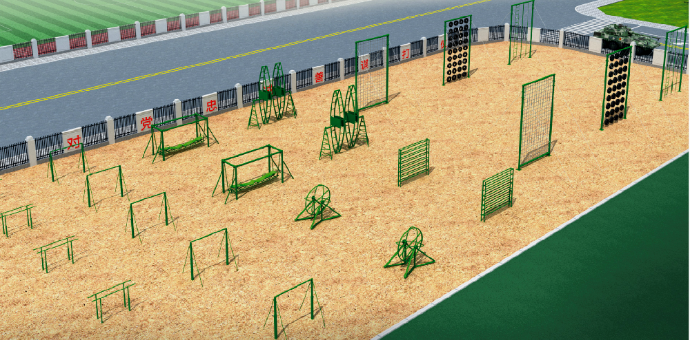 专业安装铸就实战根基:部队军事体能训练场的高标准建设